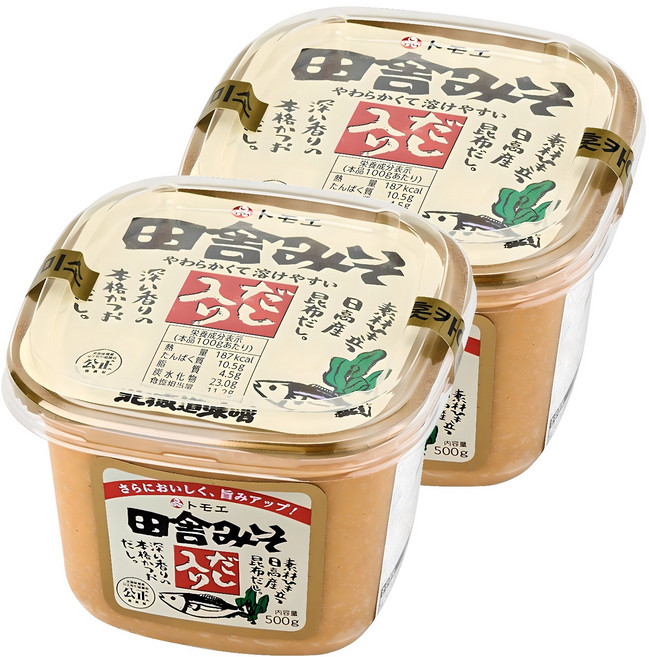 토모에 이나카 미소 다시이리, 2개, 500g