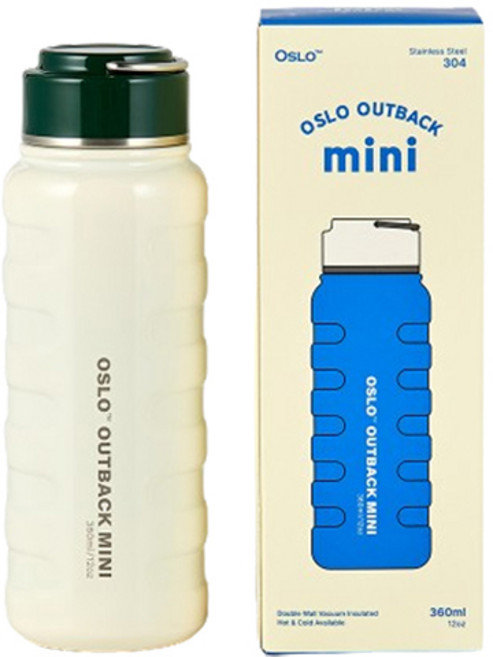 오슬로 아웃백 미니 텀블러, 화이트, 360ml, 1개