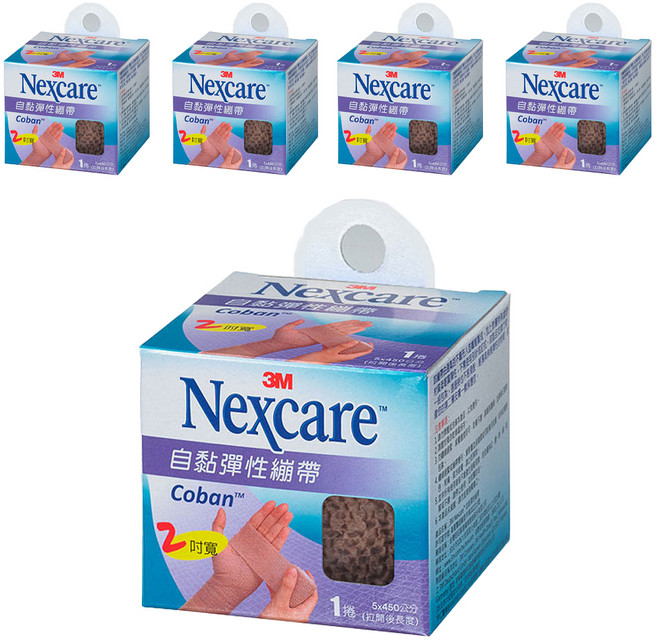 3M Nexcare 1582CP 自黏彈性繃帶, 1捲, 5盒
