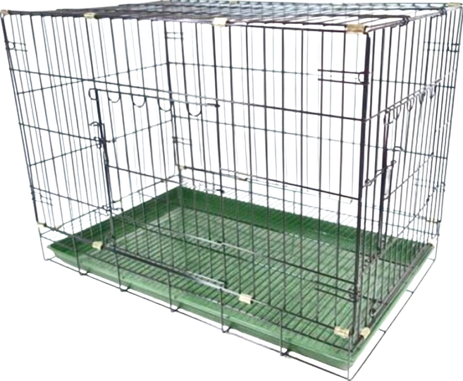 靜電烤漆折疊式狗籠, 1個