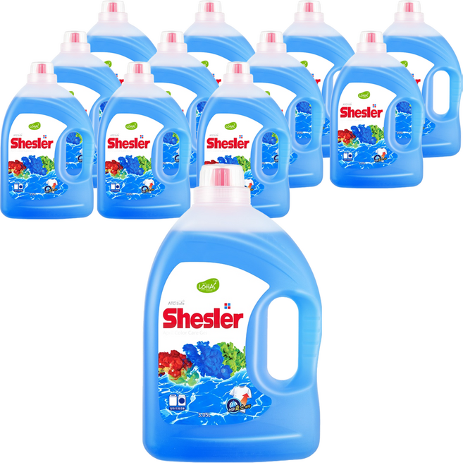 쉬슬러 에이프릴 액체세제 본품, 3.05L, 12개