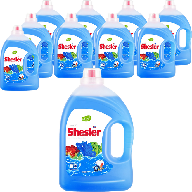 쉬슬러 액체세제 에이프릴 본품, 3.05L, 10개