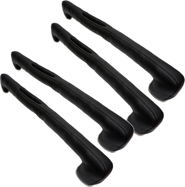 엠노블 차량용 3D 틈새쿠션 고급형, 블랙, 4개