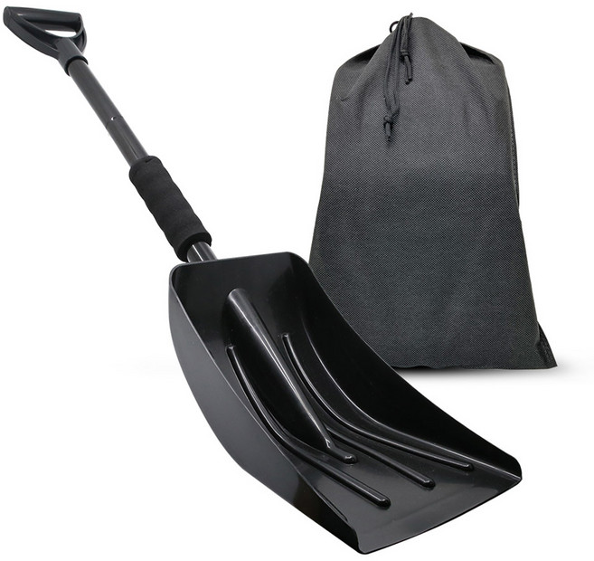 엑스핏 스노우클린 휴대용 제설 눈삽 + 보관가방, 1세트