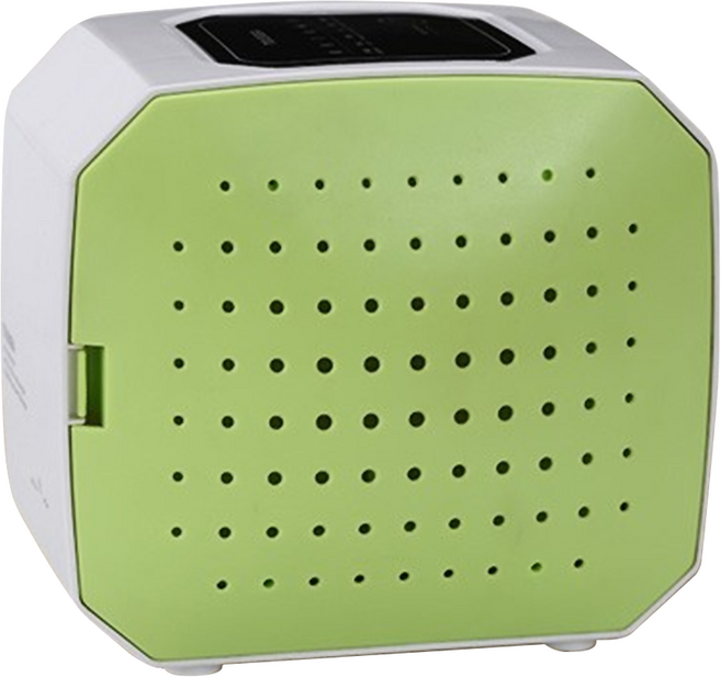TOLEGEA 新日式家用迷你空氣清淨機, ZF499, 綠色/白色