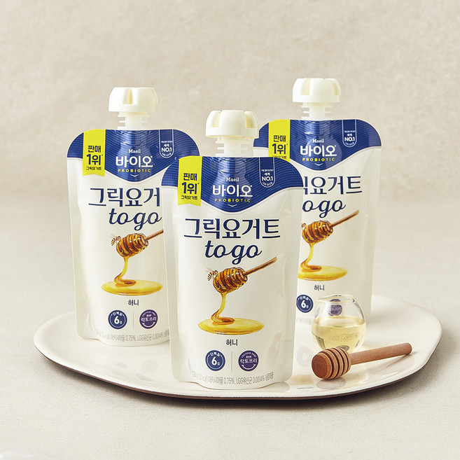 매일바이오 그릭 요거트 허니, 120g, 3개입, 1개