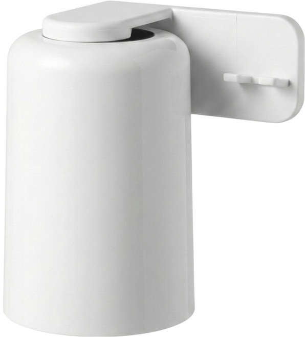 이고다 마그네틱 무타공 칫솔걸이 자석 양치컵, 퓨어 화이트, 1세트