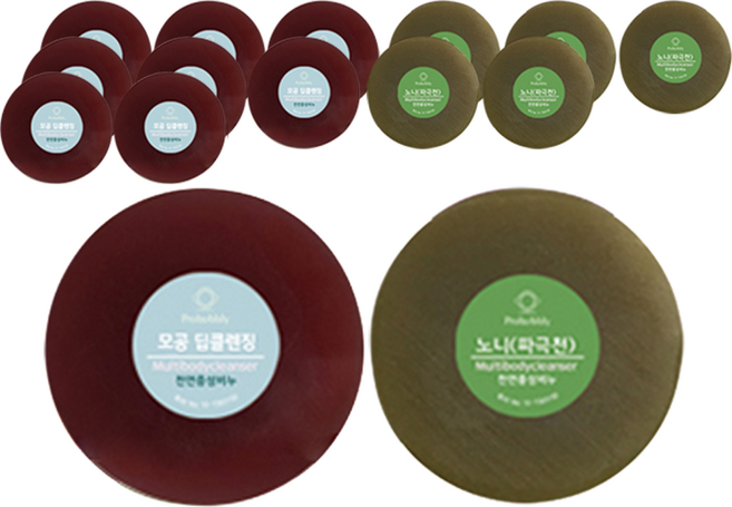프로버블리 프리미엄 중성비누 5p 세트 550g 딥클렌징 3p + 노니 2p, 3세트