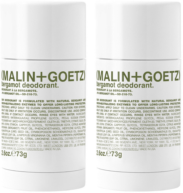 멜린앤게츠 베르가못 데오드란트, 2개, 73g