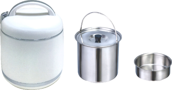 GOLDEN FIRE 火牌 奢華霧面系列 燜燒鍋 保溫保冷, 19cm, 霧白色, 1個