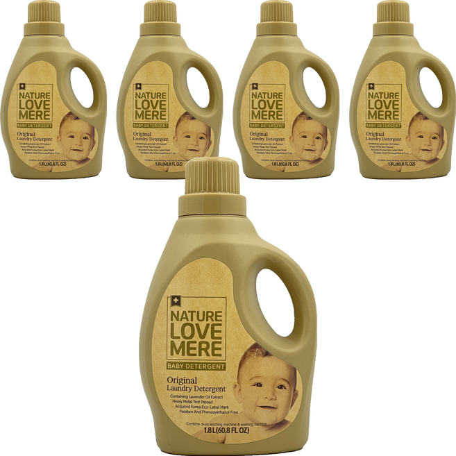 NATURE LOVE MERE 嬰兒洗衣精 香草花園, 1.8L, 5瓶