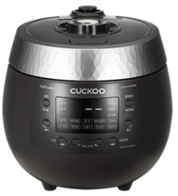 쿠쿠 전기압력밥솥 10인용, CRP-R1025FBS, 블랙 + 웜실버