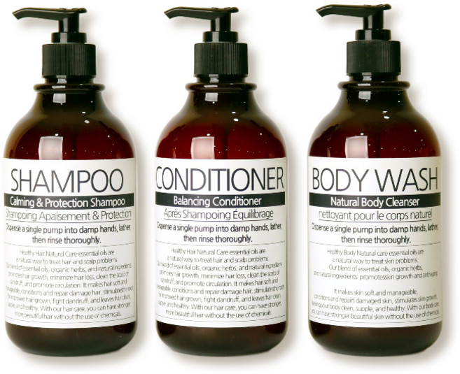 로맨틱노벰버 라벨1 화이트 욕실 디스펜서 3종, 혼합색상, 1세트