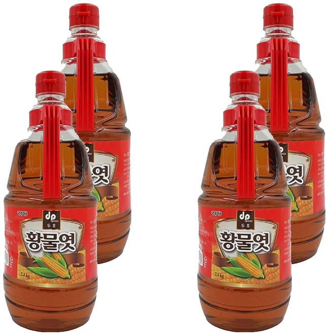 두포 뚜레반 황물엿, 2.4kg, 4개