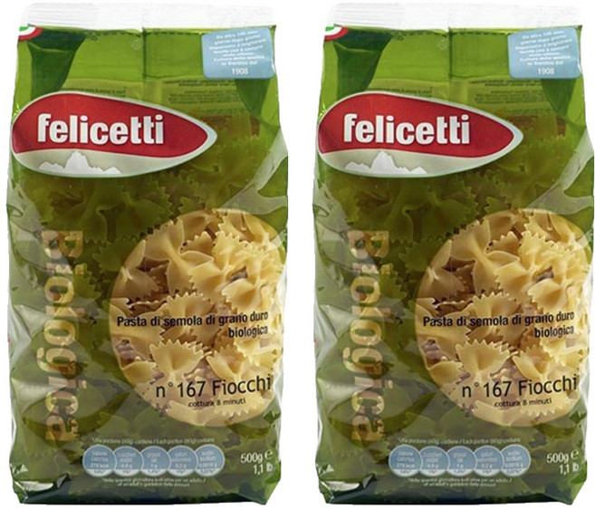 펠리체티 유기농 파팔레, 500g, 2개