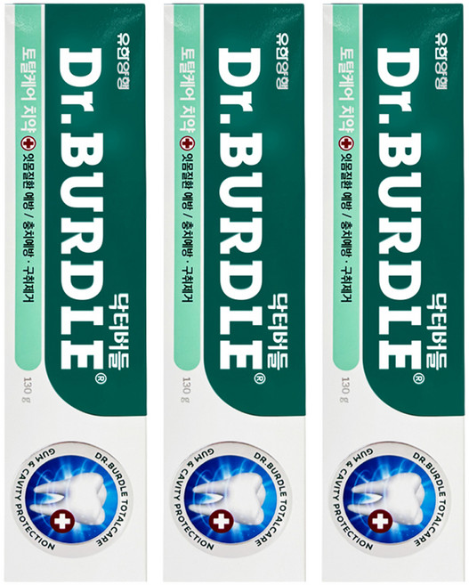 닥터버들 토탈케어 치약, 130g, 3개