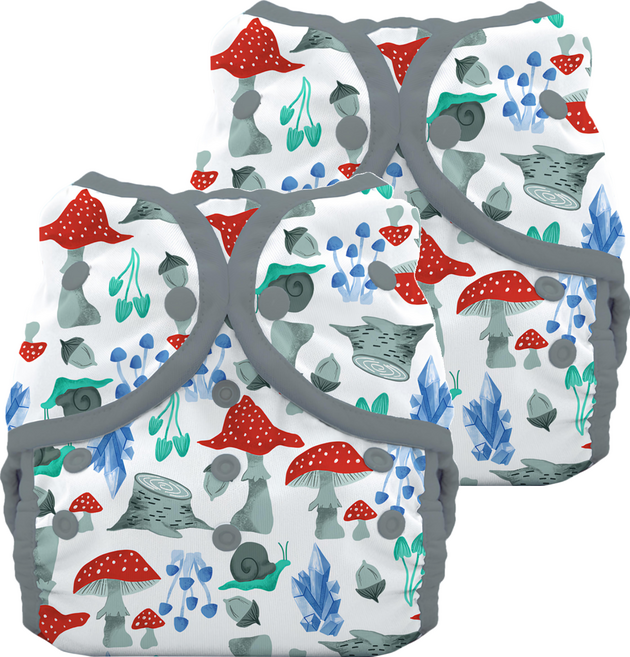 THiRSTiES 壓扣防水尿布兜, Forest Frolic, 2件