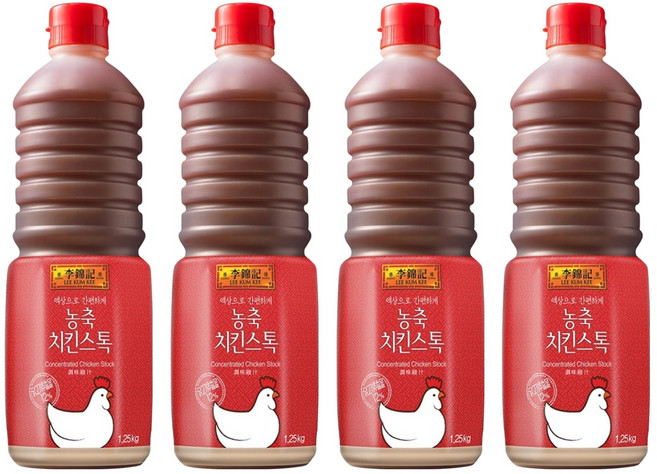 이금기 농축 치킨스톡, 1.25kg, 4개