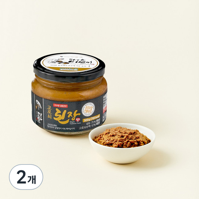 피아골미선씨 고로쇠된장, 500g, 2개