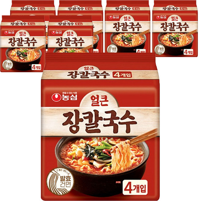 농심 얼큰 장칼국수 103g, 28개