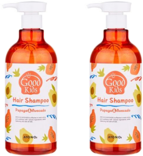 아토앤오투 굿 키즈 헤어 샴푸, 500g, 2개