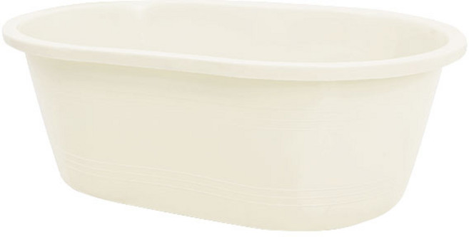 그린센스 마카롱 반신욕조 소, 아이보리, 1개