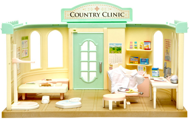 EPOCH Sylvanian Families 森林家族 家庭兒童醫院公仔 5096, 1套