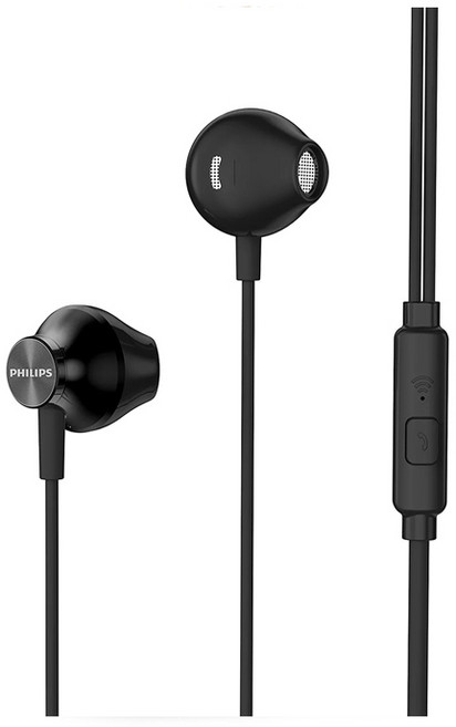 필립스 휴대폰용 이어폰, TAUE101, 블랙