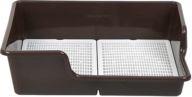 딩동펫 강아지 배변판, 브라운, 1개