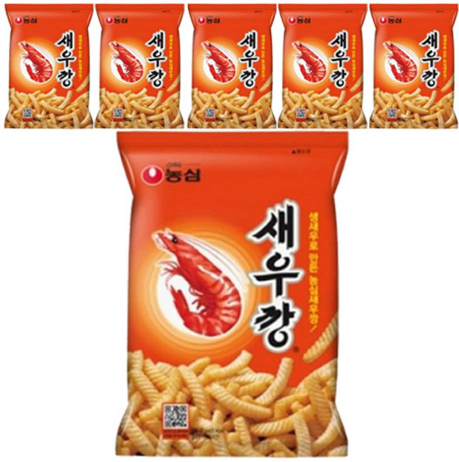 새우깡, 180g, 6개