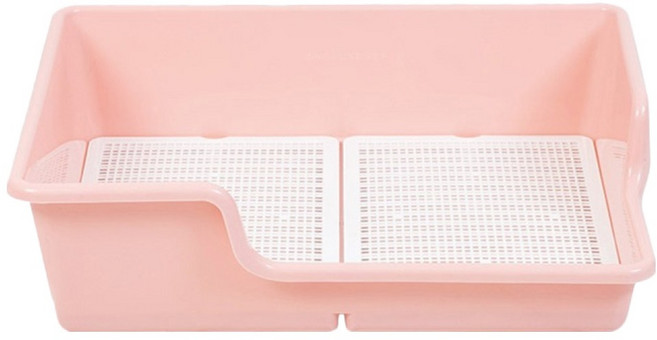 딩동펫 강아지 배변판, 핑크, 1개