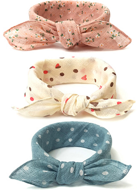 우주아이 아동용 매일 쁘띠스카프 3p세트