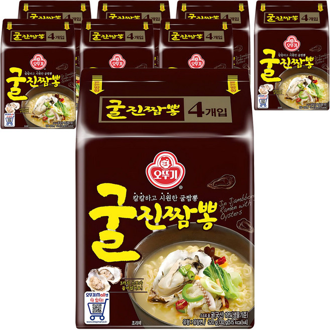 OTOKI 不倒翁 牡蠣海鮮風味湯麵 130g, 32包