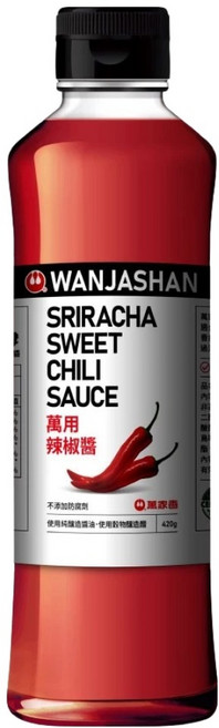 萬家香 萬用辣椒醬, 1瓶, 420g