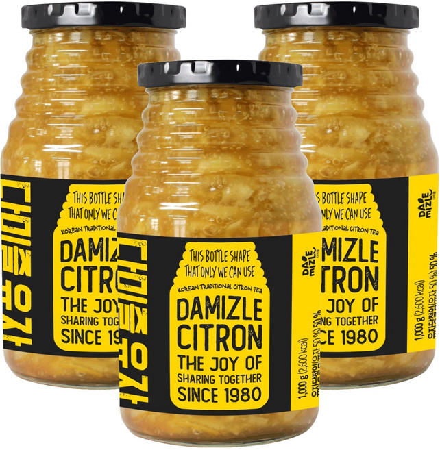 다미즐 유자차, 1kg, 1개입, 3개
