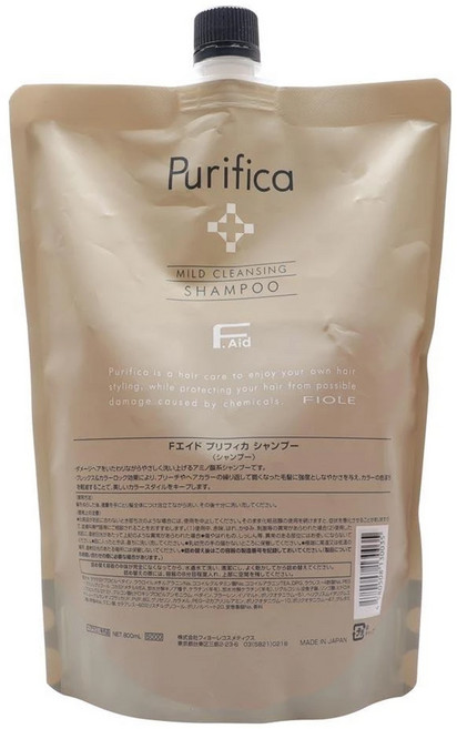 FIOLE F Aid Purifica 艾淂洗髮精 輕潤, 800ml, 1包
