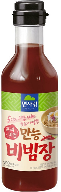 면사랑 요리비법 만능비빔장, 500g, 1개