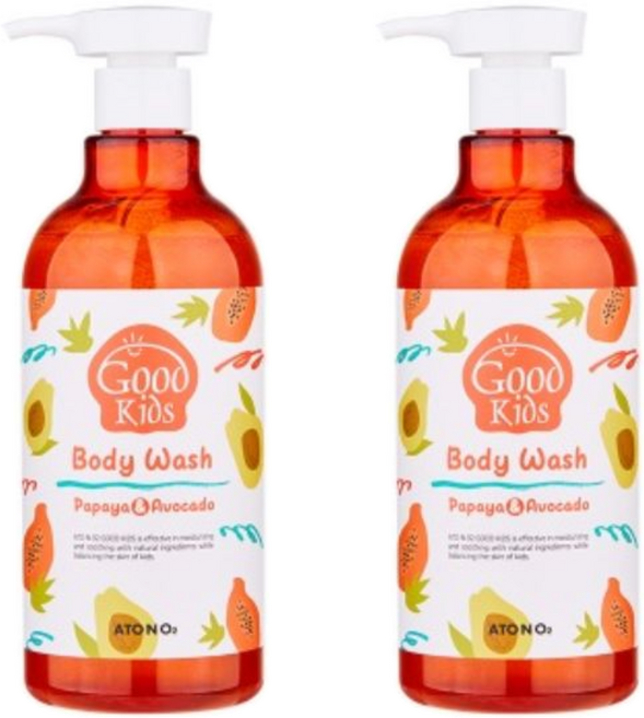 아토앤오투 굿 키즈 바디워시 아로마향, 500g, 2개