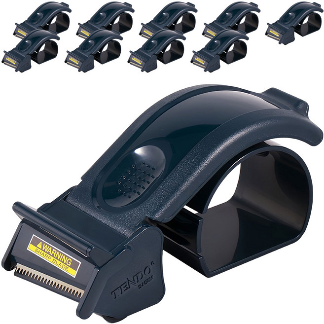 텐도 보급형 테이프 커터기 SJ-50M, 네이비, 10개