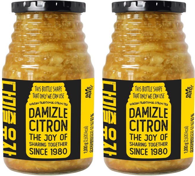 다미즐 유자차, 1kg, 1개입, 2개