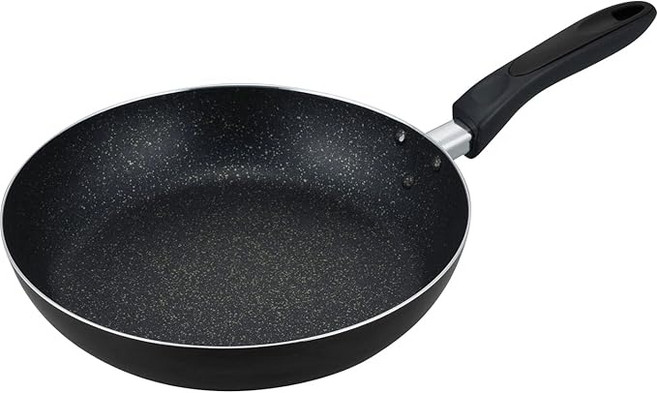 FREIZ 和平 IH爐適用 大理石紋平底鍋 28cm 黑色, 1個