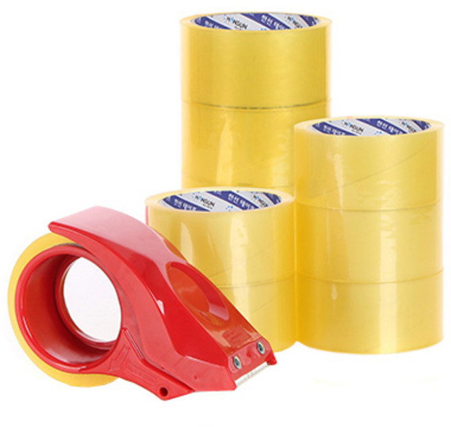 comet 膠帶切割器 + 透明膠帶 x 10捲, 1組