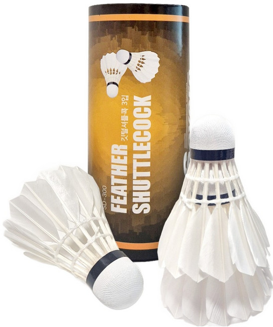 세베로 배드민턴 깃털 셔틀콕 SD300, 3개입, 1개