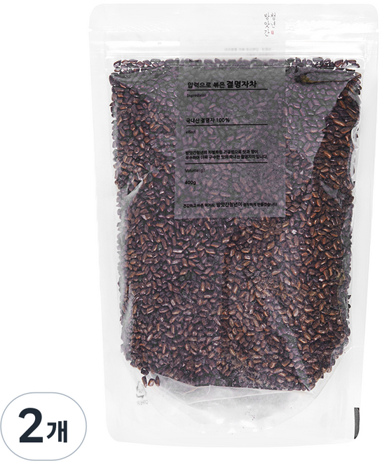 방앗간청년 압력으로 볶은 결명자차, 400g, 1개입, 2개