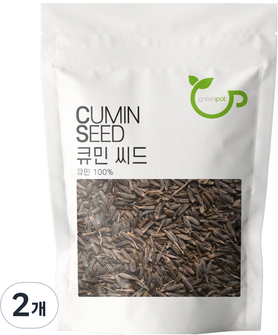 그린팟 큐민씨드, 200g, 2개