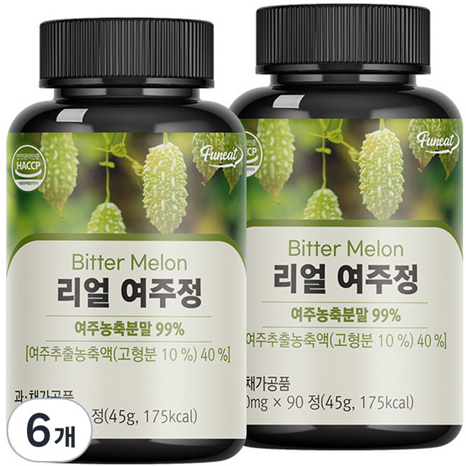 Funeat 苦瓜錠 500mg, 90顆, 6罐