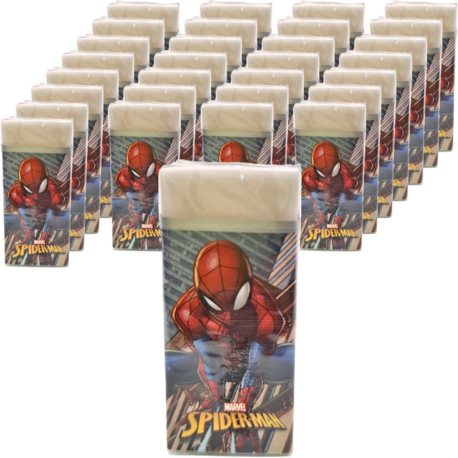 MARVEL 漫威 SPIDER-MAN 蜘蛛人 製圖橡擦 MPER20-1, 灰色, 36個