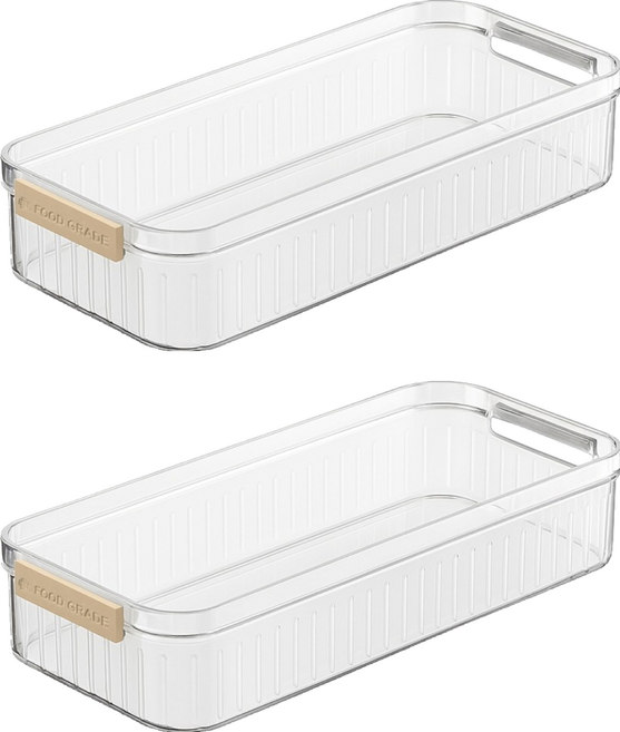 PINMOO 品沐 可搭麵條罐 白色, 2個, 2 個容器 + 2 個蓋子