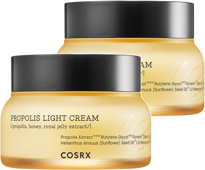 코스알엑스 풀핏 프로폴리스 라이트 크림, 65ml, 2개 - 쿠팡