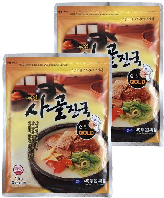 두원식품 사골진국, 1kg, 2개